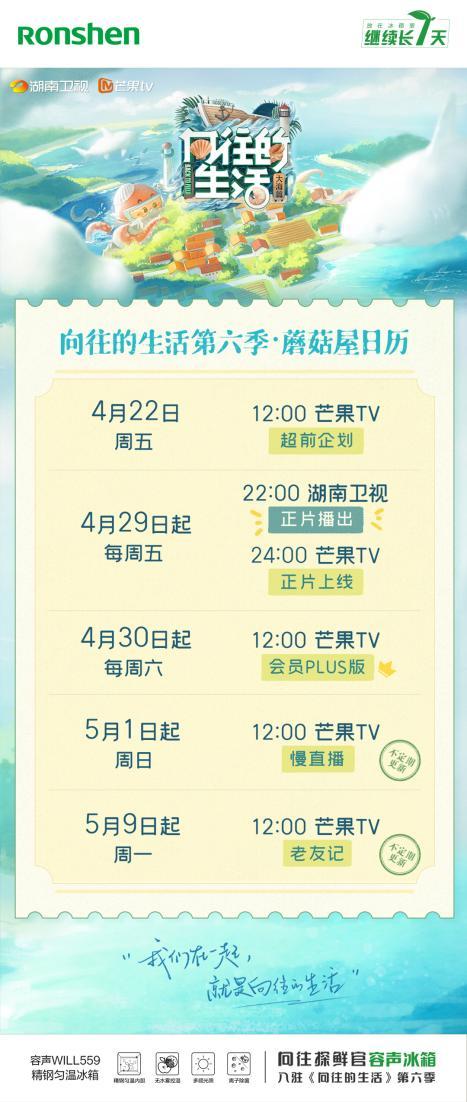 中华网|“蘑菇屋”出节目追踪日历了，容声提醒你收看不掉队